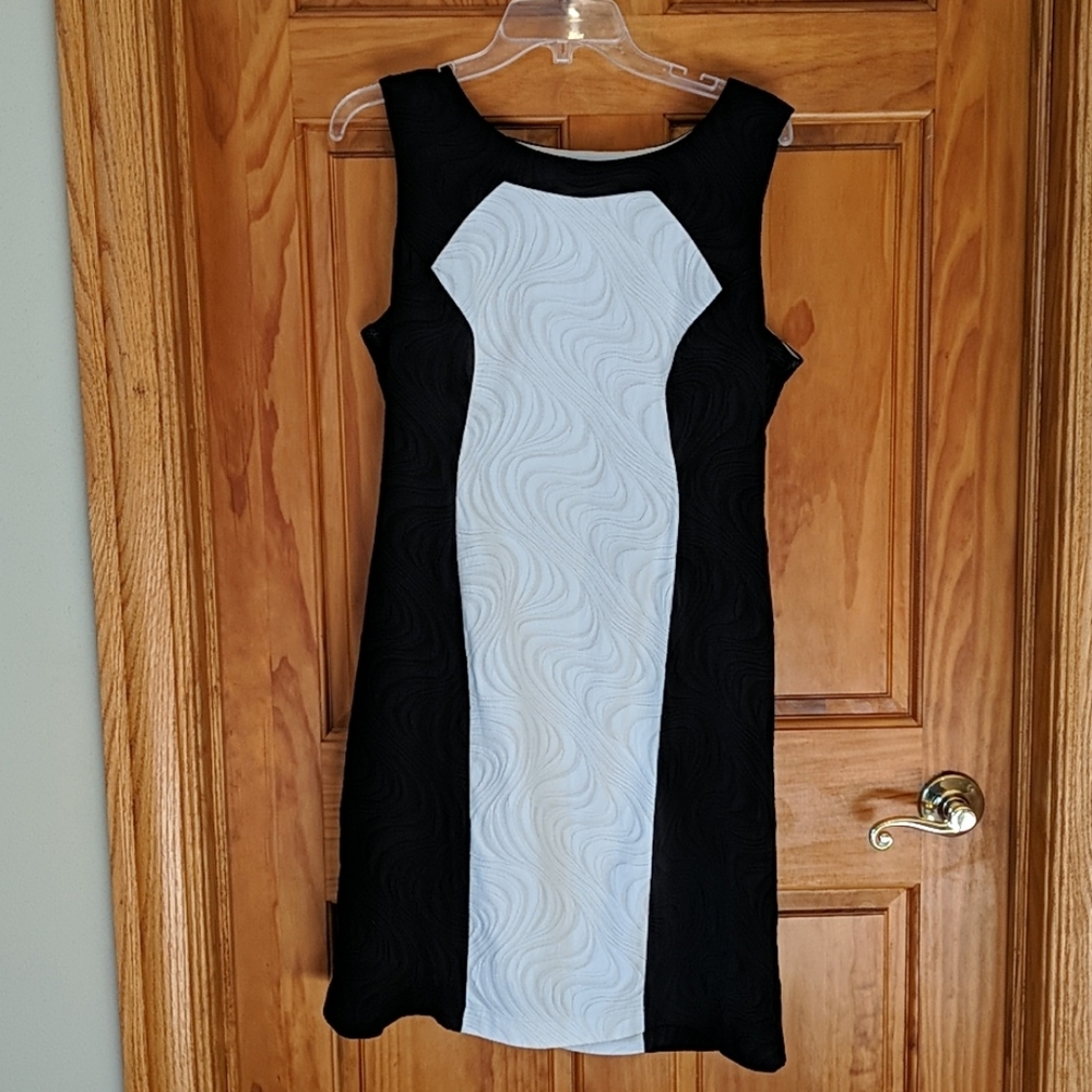 Roz&Ali black and white dress 14